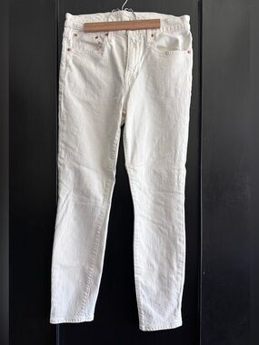 Frye white skinny jeans